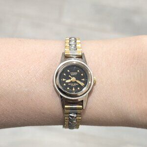 Vintage Citizen 2 tone tiny watch